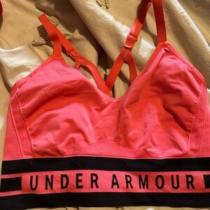 Under Armour Coral Sports Bra